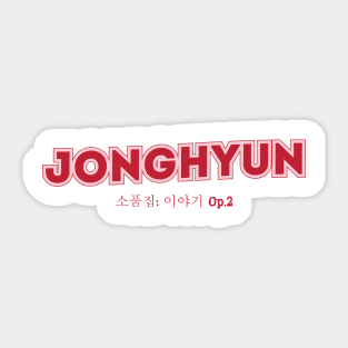 Jonghyun Sticker